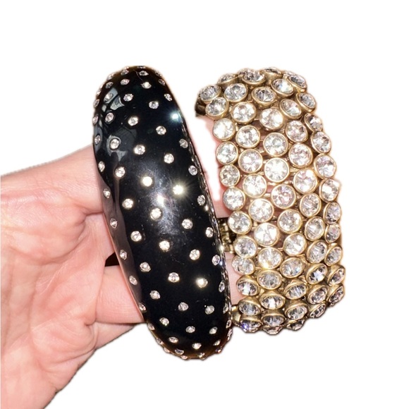 J.crew chunky crystal bracelets - Picture 1 of 4